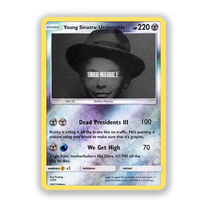 Logic Young Sinatra: Undeniable Pokémon Card