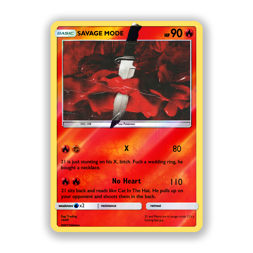 21 Savage SAVAGE MODE Pokémon Card