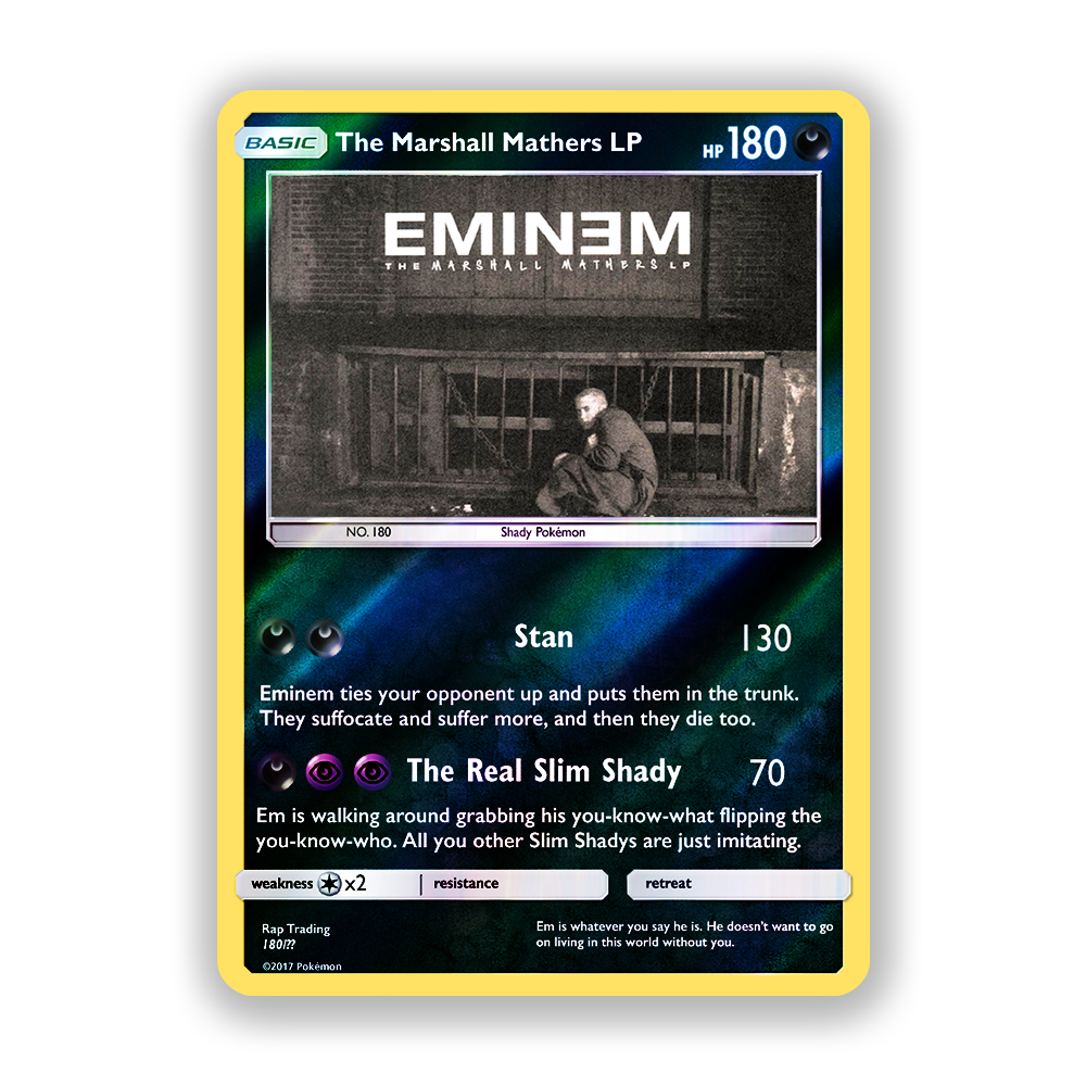 Eminem Pokémon Card Bundle