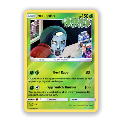 MF DOOM Pokémon Card Bundle