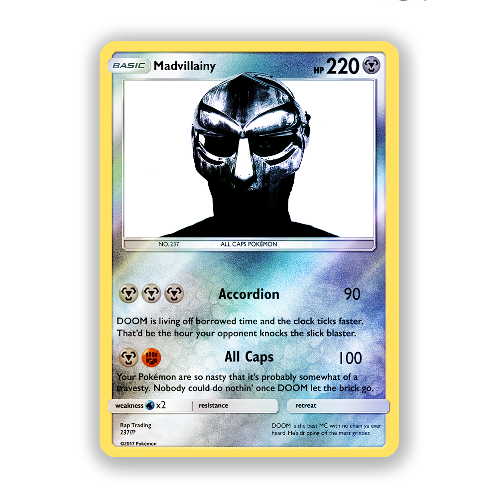 MF DOOM Pokémon Card Bundle