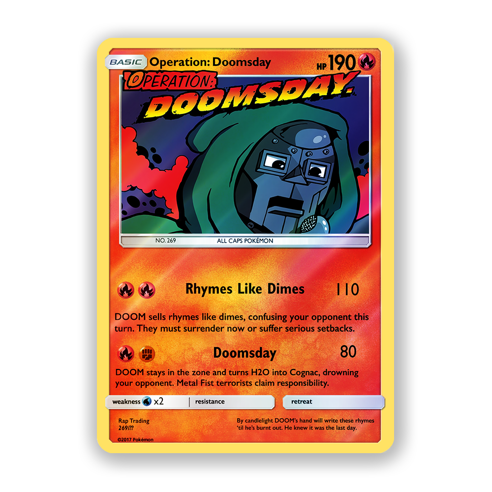 MF DOOM Pokémon Card Bundle