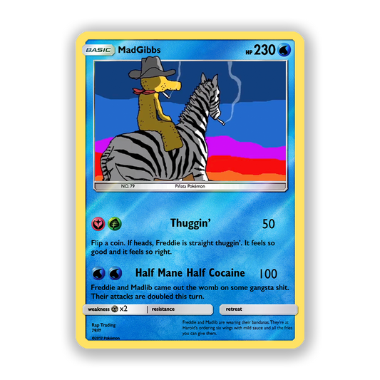 Madgibbs Holographic Pokémon Card