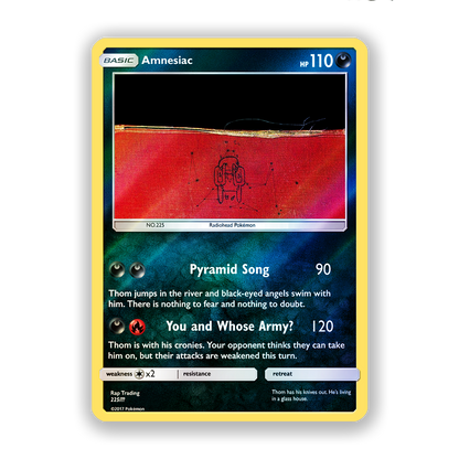 Radiohead Pokémon Card Bundle