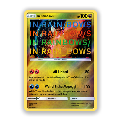 Radiohead Pokémon Card Bundle