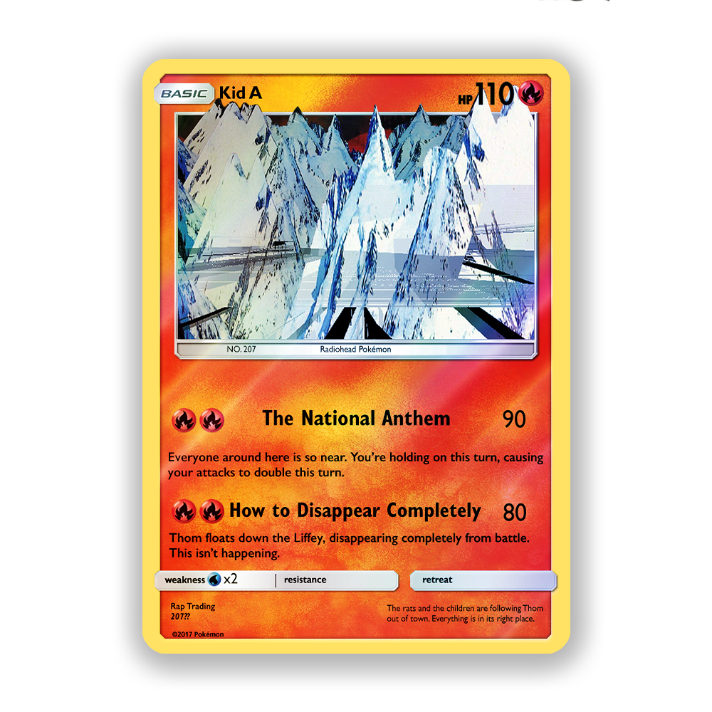 Radiohead Pokémon Card Bundle