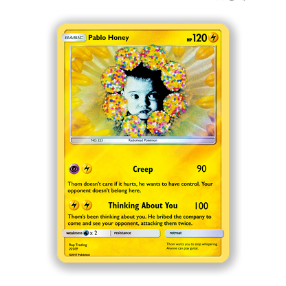 Radiohead Pokémon Card Bundle