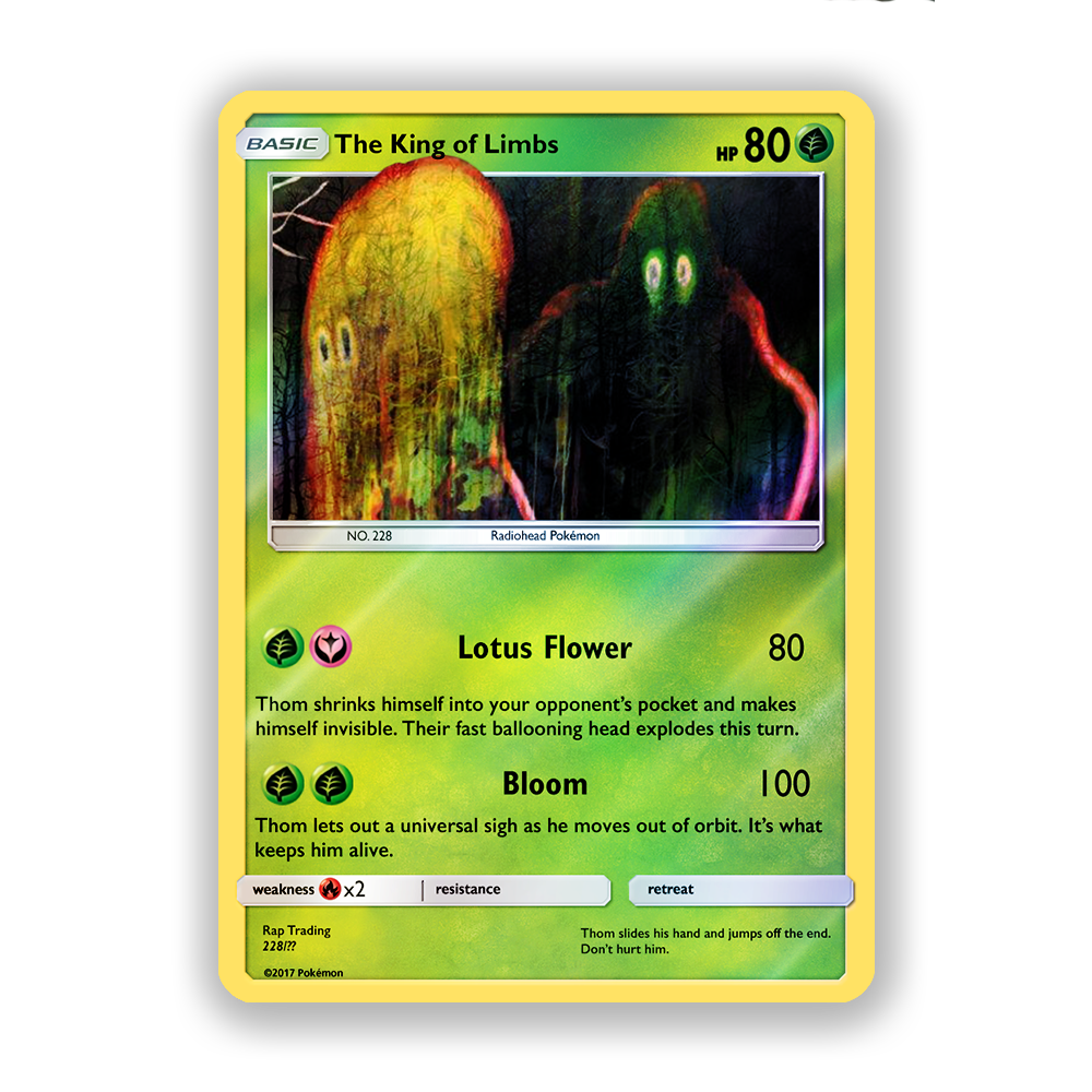 Radiohead Pokémon Card Bundle