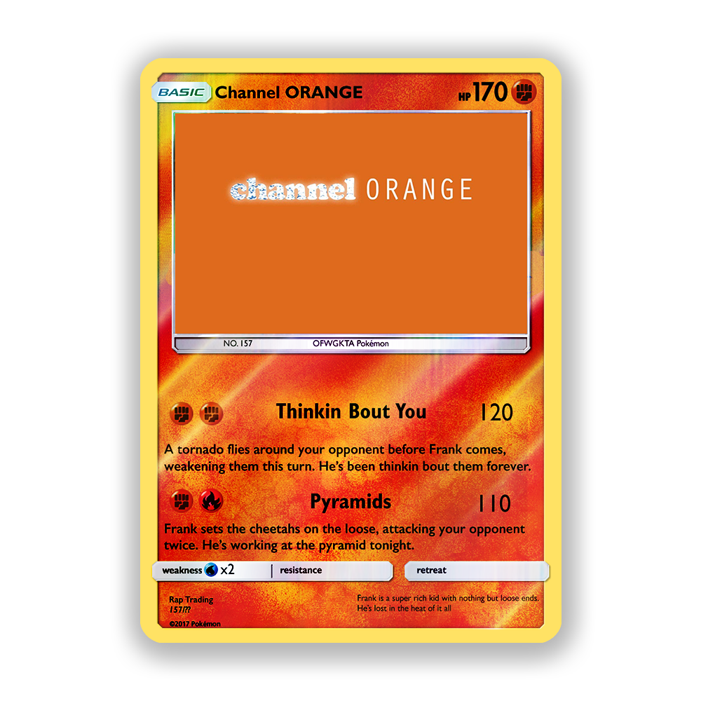 Frank Ocean Pokémon Card Bundle