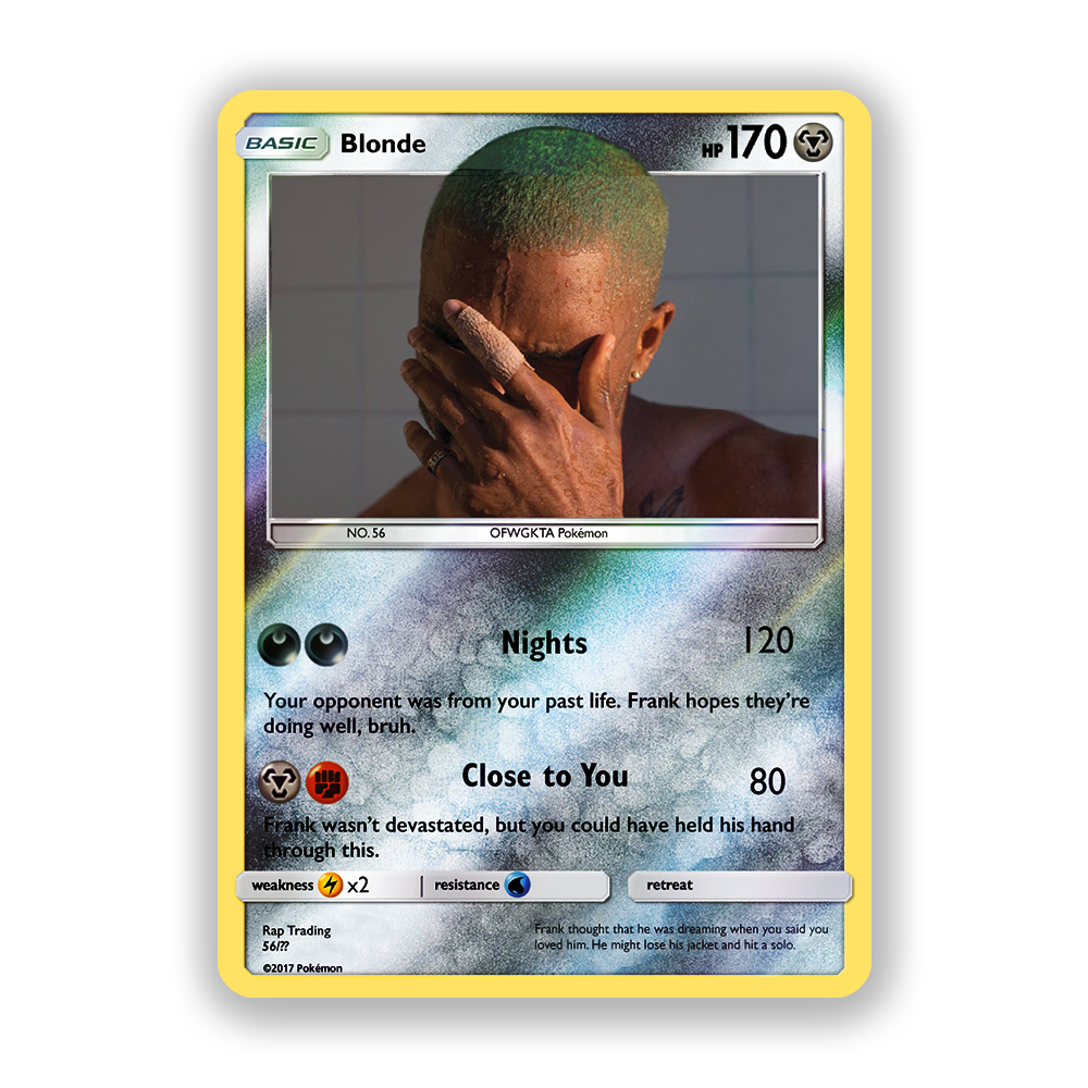 Frank Ocean Pokémon Card Bundle